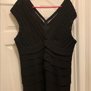 Black Cocktail Dress- 18W- Dressbarn Collection